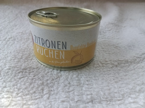 Dauerwaren zitronenkuchen dose - dauerwaren,