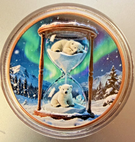 Kupfermedaille eisbären - 1,