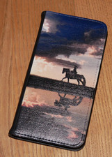 DeinDesign Smartphone Handy Klapp-Etui-Hülle Pferd für iPhone 6 6S 7 8 SE wieNEU