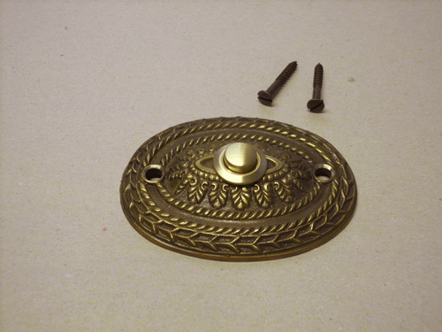 Türklingel,Messing,NEU,Oval,K