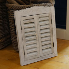 Spiegel Fensterladen Landhaus Shabby Chic Fenster Maritim Lamellentür Mediterran