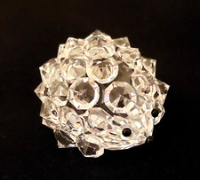 Swarovski Figur, Igel, ca. 4,4 cm lang, Kristallglas, super schön