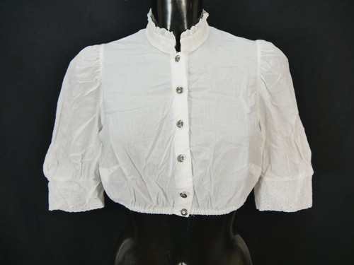 Dirndlbluse weiß bluse - gr.44,