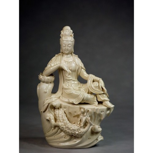 Porzellanfigur guanyin auf - porzellanfigur,