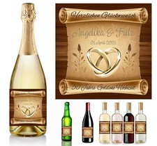 Aufkleber Flaschenetikett