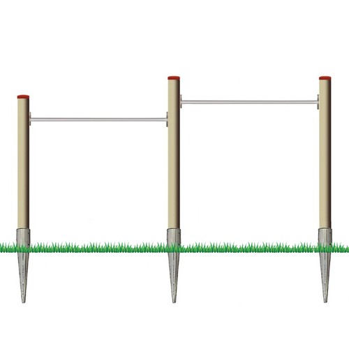 Turnreck aus lärchenholz mit - lärchenholz,