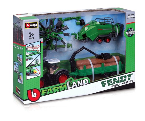 Bburago traktor fendt - bburago,