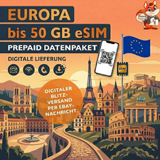 eSIM Europa Prepaid SIM Karte