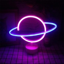 Party LED Neon Lampe Planet