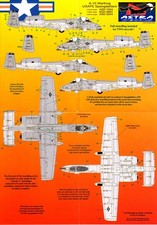 Astra/Daco Decals 1:72 ASD-7204, A-10 A Warthog, USAF, Spangdahlem