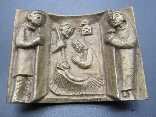 Plakette egino weinert bronze - egino,