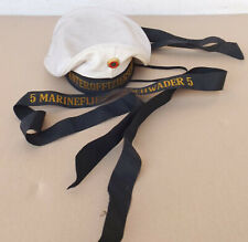 Marineflieger Unteroffizierschule Deckelmütze +Band 5 Marineflieger Geschwader 5