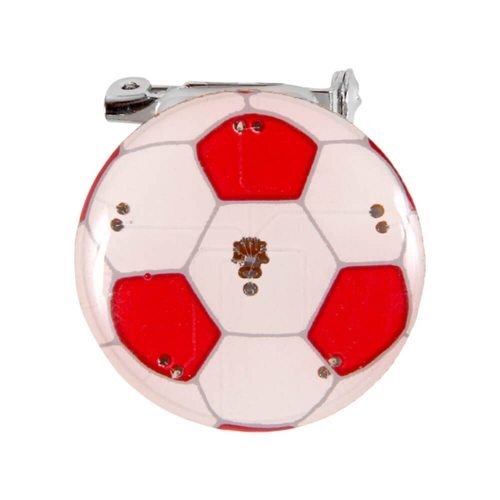Blinkender fußball anstecker - blinkender,
