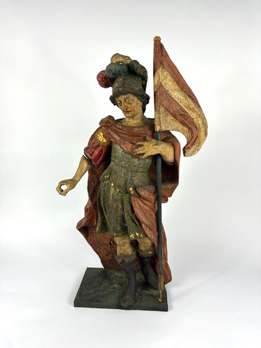Antike große heiligenfigur - antike,