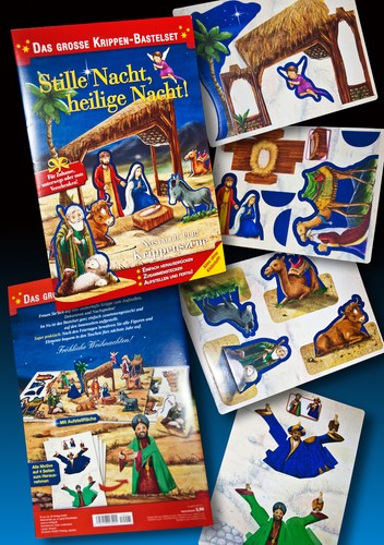 Papp papier advents - papp, krippe