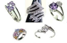 10 / 15 oder 20 Stück MIX RINGE Paket  SET SCHMUCK  Damenring Ring  Großhandel