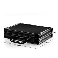 Karella Dartkoffer Dart Tasche Dartbox Etui "Luxus" schwarz/alu