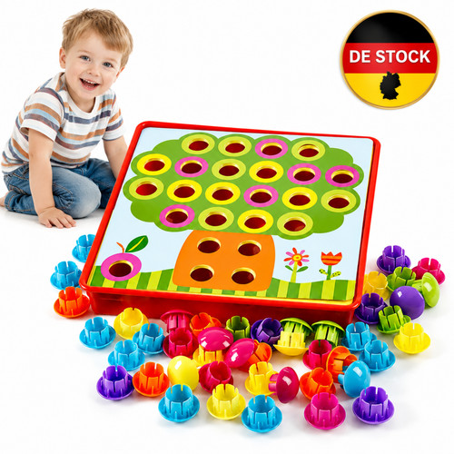 Mosaik steckspiel bunte - mosaik-steckspiel,