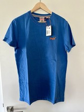 Superdry T-Shirt, Blau Größe