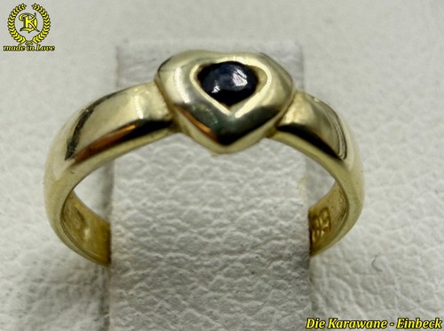 Taufring gold 585 14k herz - gold,