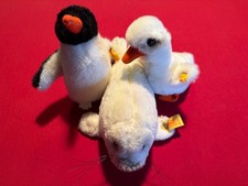 3 x Steiff Tiere, Pinguin