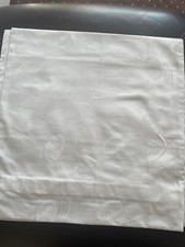 2 x Kissenbezug 40 x 40 cm,   Baumwolle/Damast, weiß, neu (6)