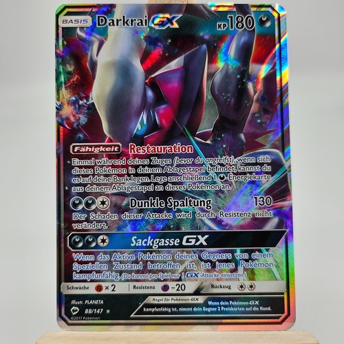 Pokémon karte darkrai gx - pokémon, karte: