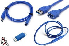 USB 3.0 Verlängerungskabel Verlängerung Daten Strom Kabel 0.3m .5m 1m 1.5m 2m 3m