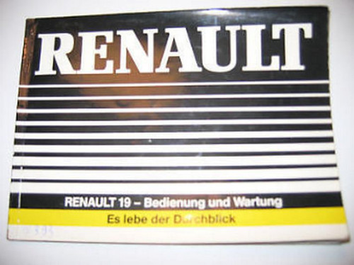 German owners manual - german,