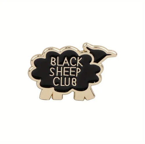 Black sheep club metall - black,