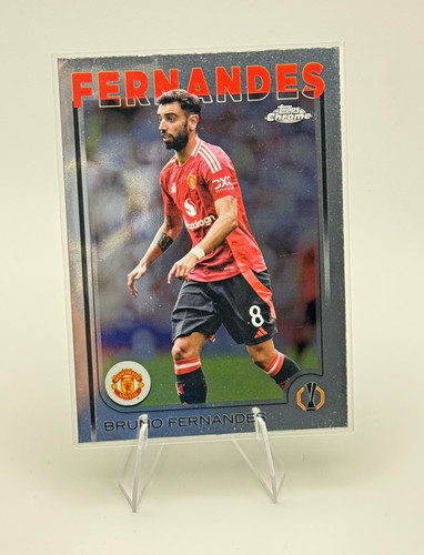 Bruno fernandes topps chrome - fernandes,