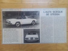 Alfa Romeo 1750 Spider Pininfarina Fastback, Bericht, 1969