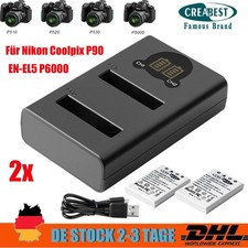 2x EN-EL5 Akku & Dual