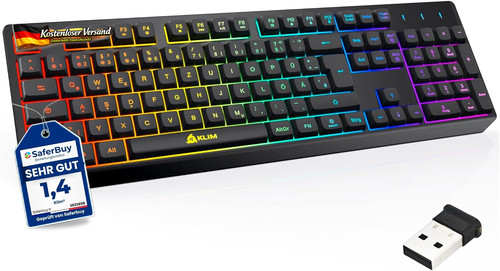 Gaming tastatur kabellos rgb - gaming,