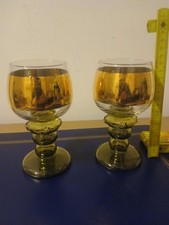 2x alt vtg. Wein-glas  Römer