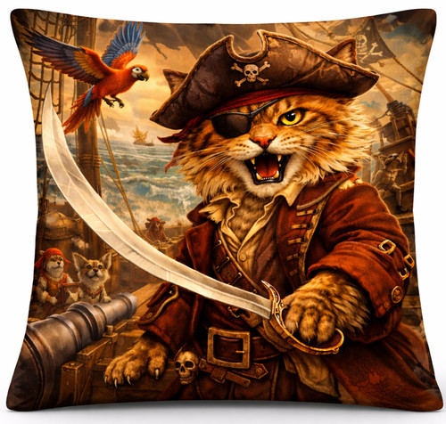 Katzen kissen vintage - kissen, retro