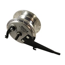 Nabe Vorderrad Sturmey Archer XL-FDD silber 36 Loch Nabendynamo Trommelbremse