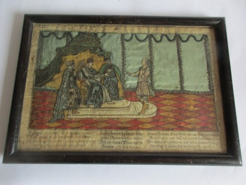 Seidenbild 1860 traumdeutung - ~1860,