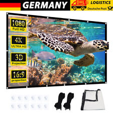 100-150" Beamer Leinwand Projektorleinwand Faltbarer Projector Screen 16:9 4K HD