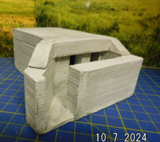 1:72 - 1:87,  1 mittlerer Mannschafts-Munitionsbunker WWII unbemalt für Diorama