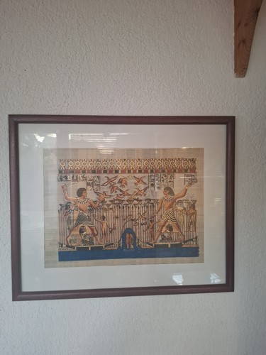 ägyptische papyrus malerei - papyrus,