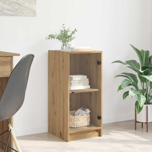 Beistellschrank mit glastüren - beistellschrank,