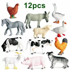12 pcs Tierfiguren