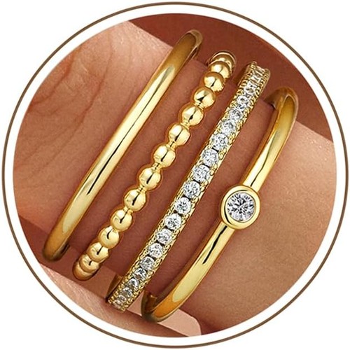 Stapelbare ringe karat - 14,