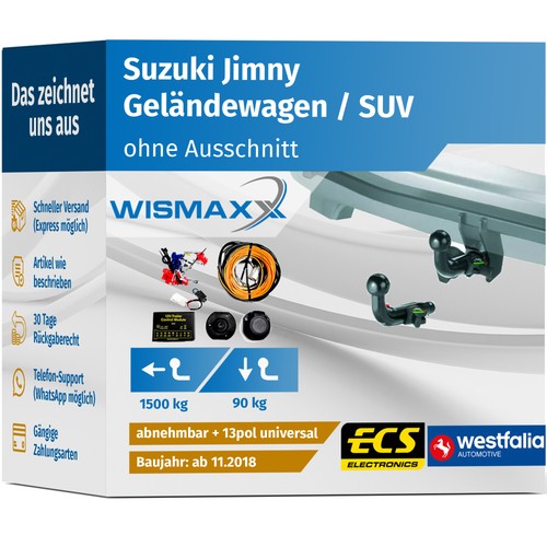 Anhängerkupplung für suzuki - anhÄngerkupplung,