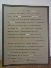 Franz Erhard Walther. Dem Bau