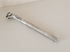 ABT Post Moderne Alu-Sattelstütze 27mm Silber 360mm lang, Zwei Bolzen-Kult Retro