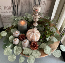 SILBER BLATT KRANZ  GRÜN