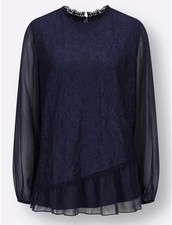 Damen Bluse / Spitzenbluse  44