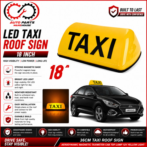 Led magnet taxi dach - led,